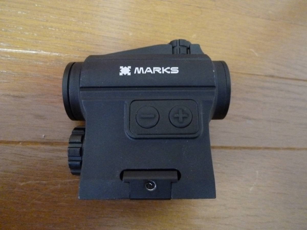 HD-1 Titan ドットサイト MARKS 防塵防水 ダットサイト t1 E60 ルビーコート 耐衝撃 スコープ MARKS] (中古)の販売ページ｜エアガン.jp ドットサイトの常識を変える！MARKSドットサイトシリーズ | IP67