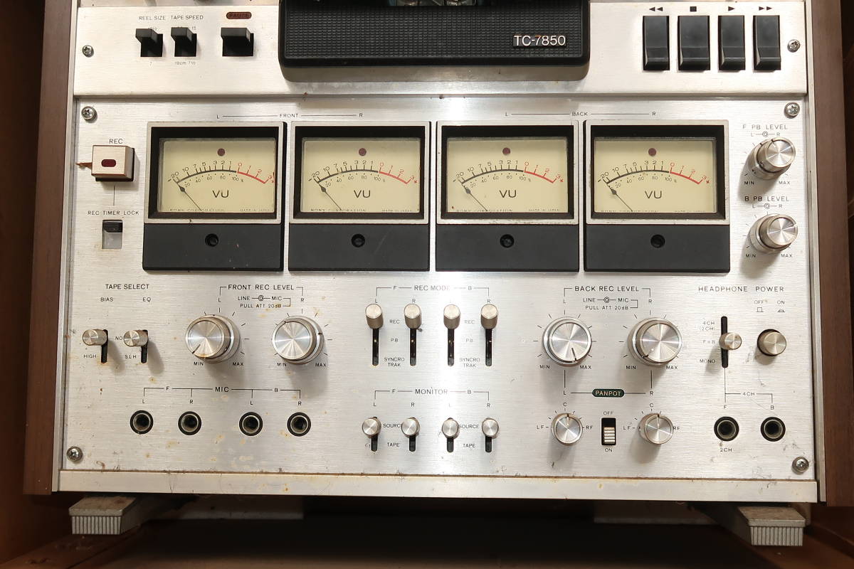 ソニー オープンリールデッキ TC-7850 テープレコーダー ジャンク品