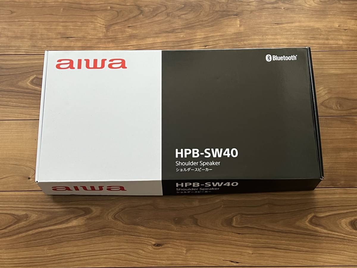 AIWA HPB-SW40 ButterflyAudio ネイビー ネックスピーカー 10cm