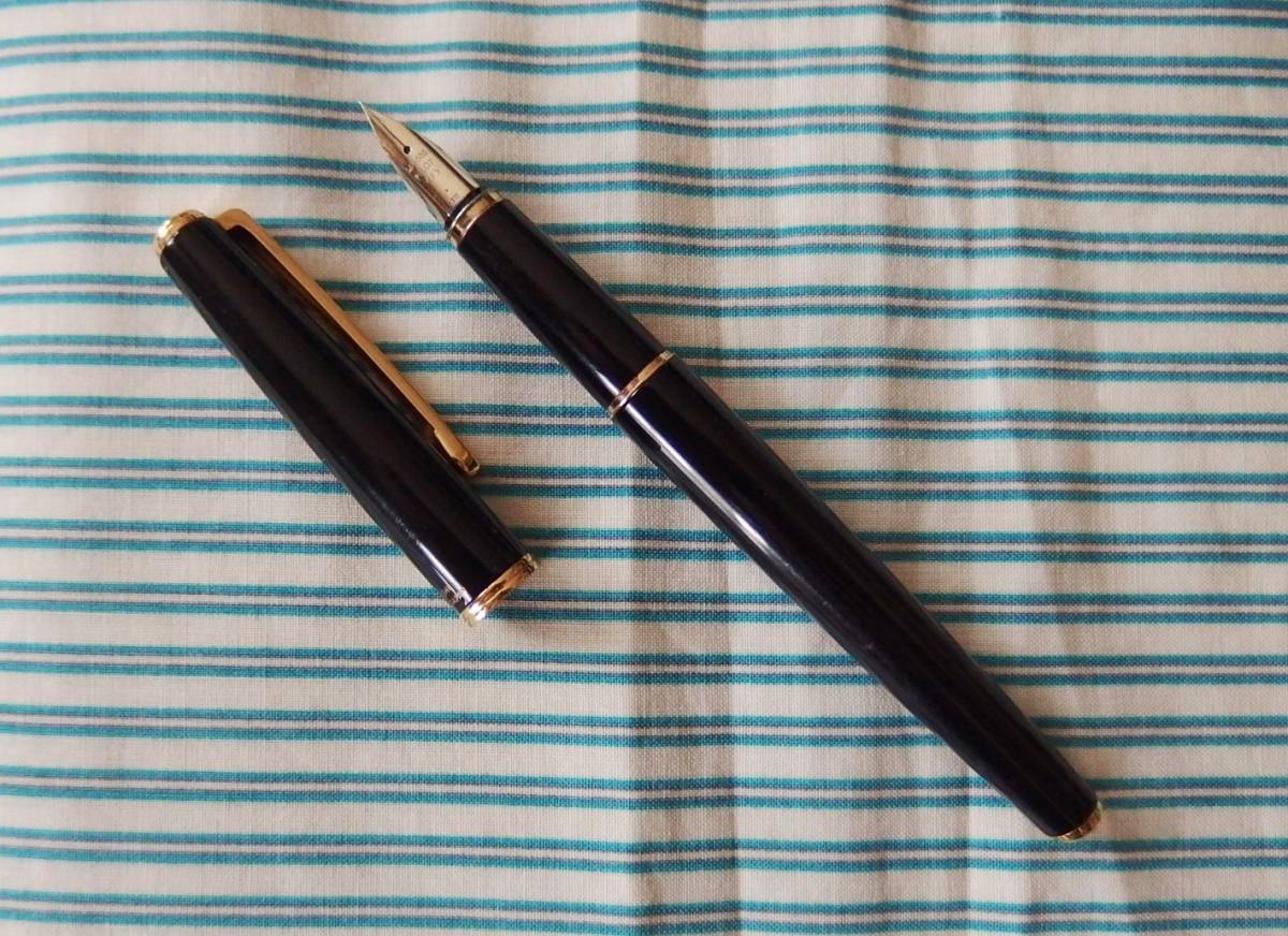 パイロット 万年筆 デラックス漆塗り 14K細字(F) インク3種付 美品