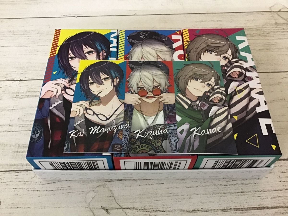 現状】Vtuber にじさんじ 香水 黛灰＆葛葉＆叶 コンプリートセット