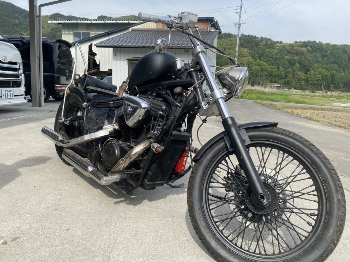 スティード 400 カスタム 不動 部品取り ジャンク｜オートバイ車体