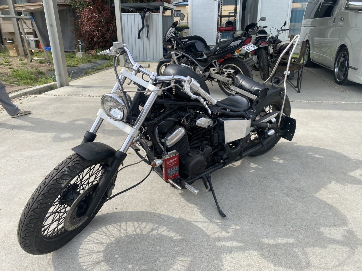 スティード 400 カスタム 不動 部品取り ジャンク｜オートバイ車体