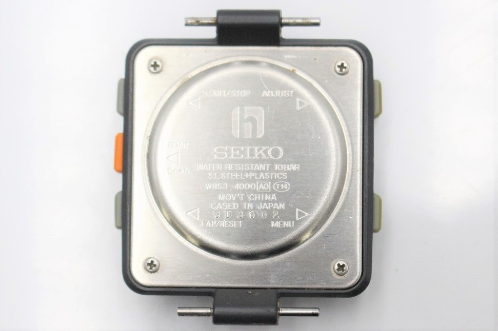 行董】 SEIKO セイコー タイムトロン デジタル W853-4000 h-timetron 