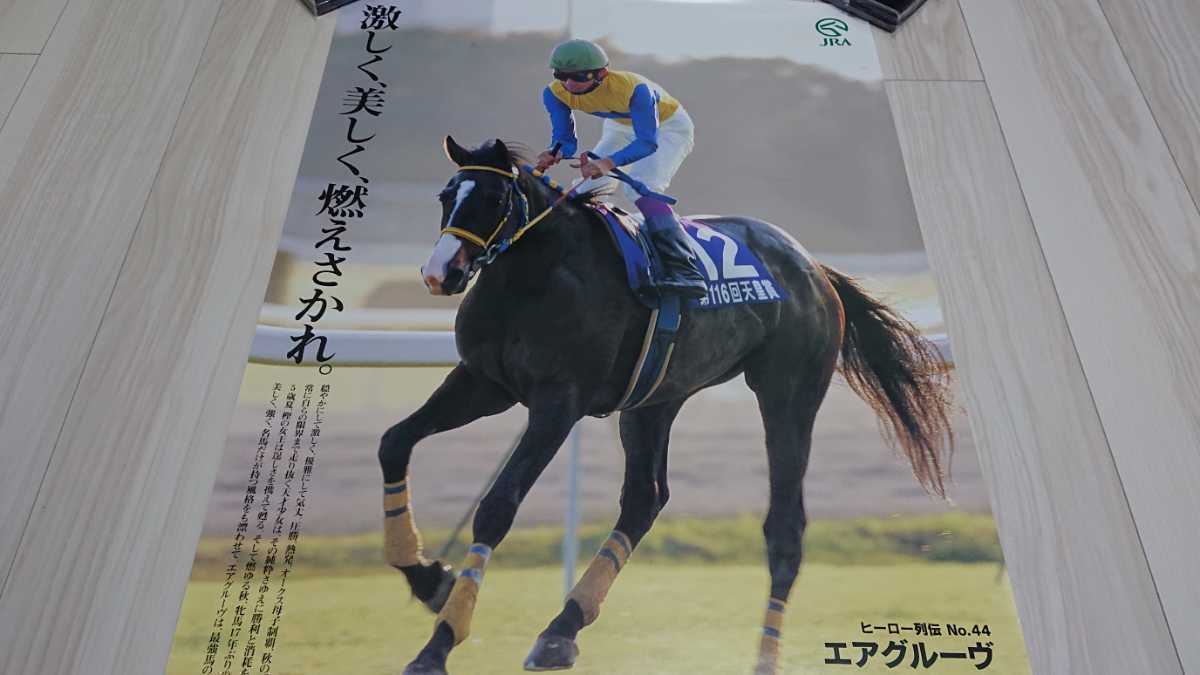 JRA ポスター ヒーロー列伝 44 エアグルーヴ B3サイズ 競馬【SK【S2