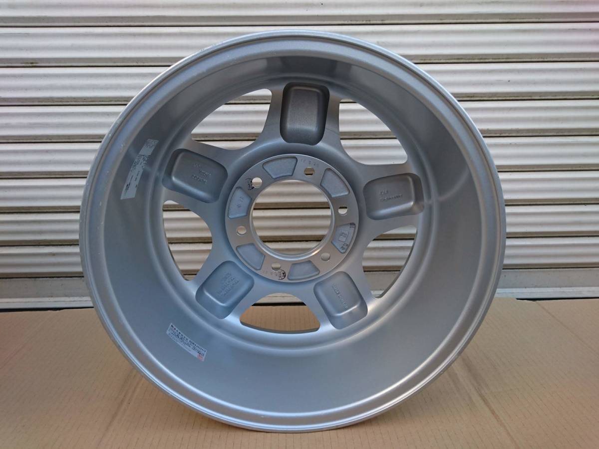 未使用 4x4Engineering ブラッドレーV 16X7J (+38) 6穴 シルバー 4本 
