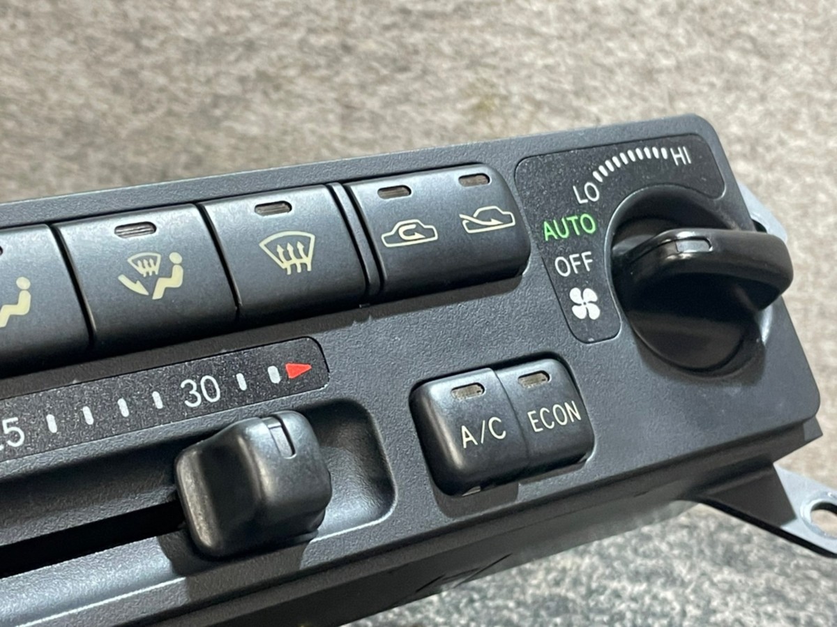 カローラレビン E-AE101 純正 エアコンスイッチパネル 動作確認済 希少