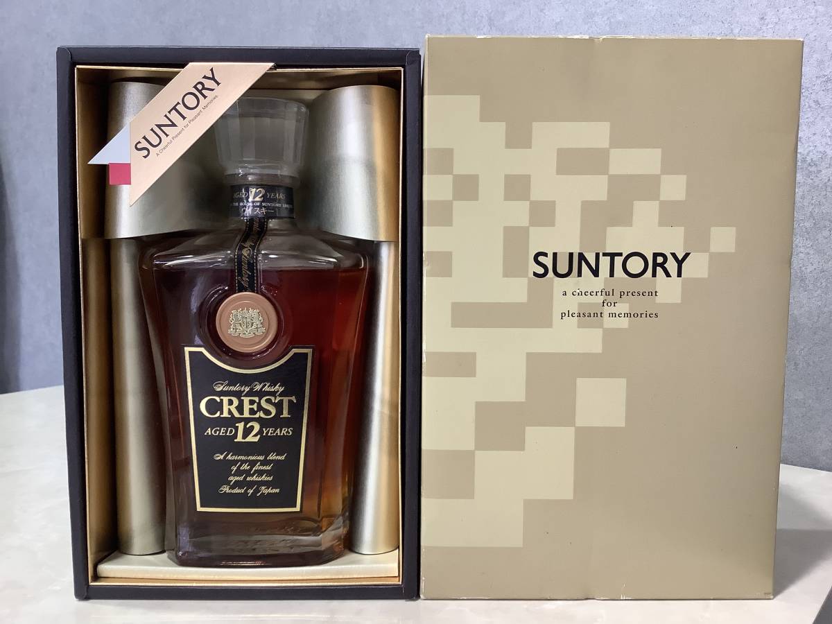 新作登場，人気 1円〜 【未開栓】SUNTORY/サントリー CREST/クレスト 
