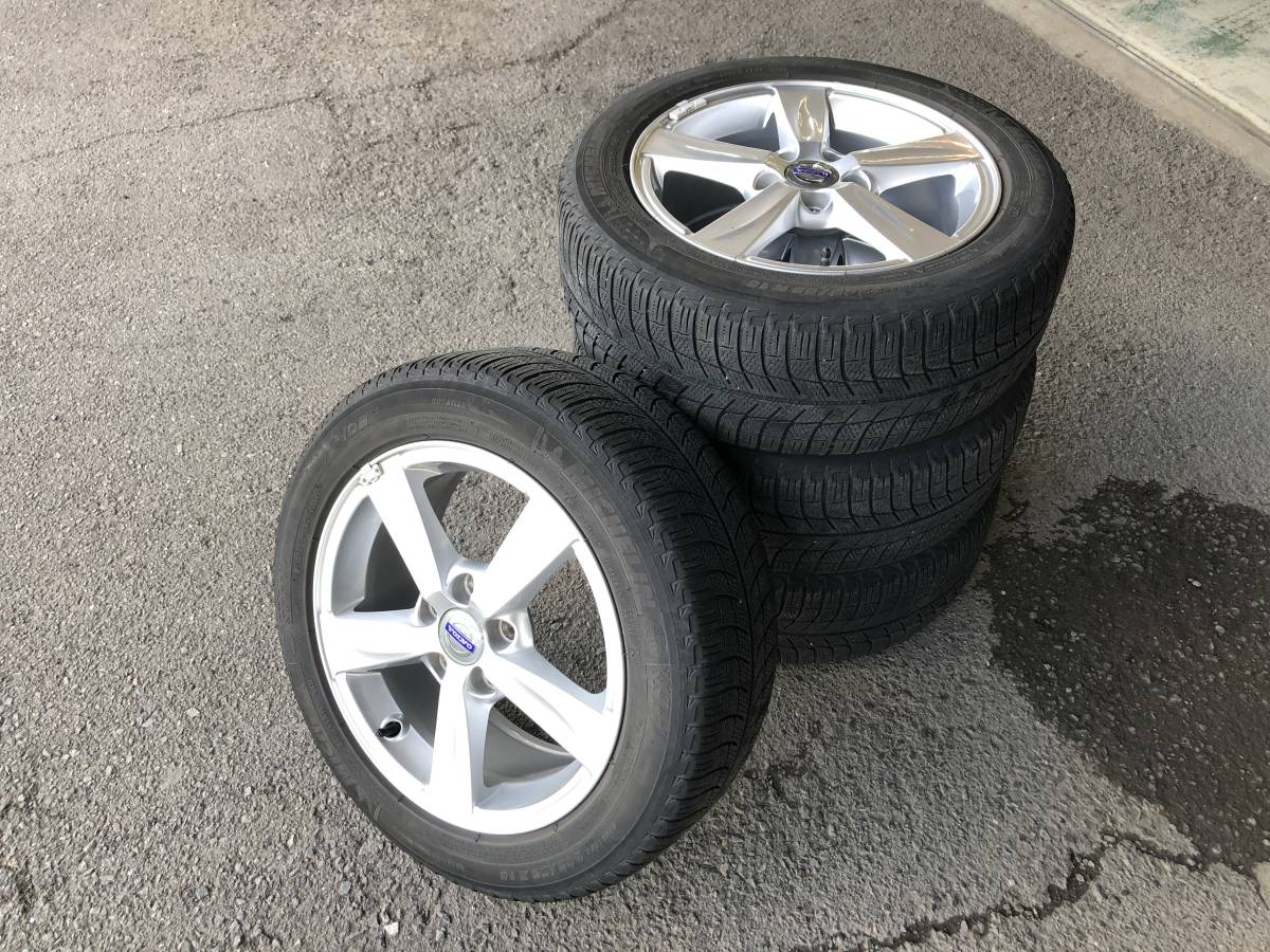 ボルボ V40対応 純正ホイール ミシュラン X-ICE 205/55R16 2015年製 5 