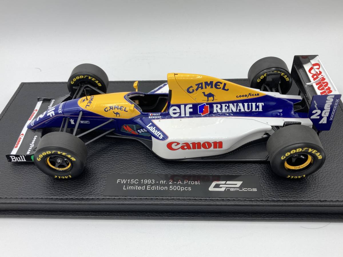 GP Replicas ウィリアムズ FW15C No.2 A.プロスト 1/18 CAMELデカール 