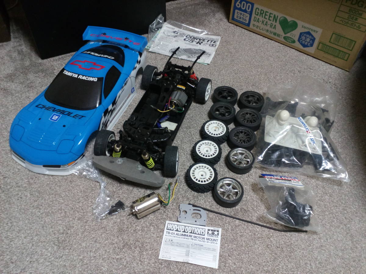 【100%新品，限定SALE】 タミヤ製TB-01フルベアオプション仕様+コルベットボディー+おまけタイヤ パーツセット(田宮模型)｜売買されたオークション情報、yahooの商品情報をアーカイブ公開 - オークファン 田宮模型