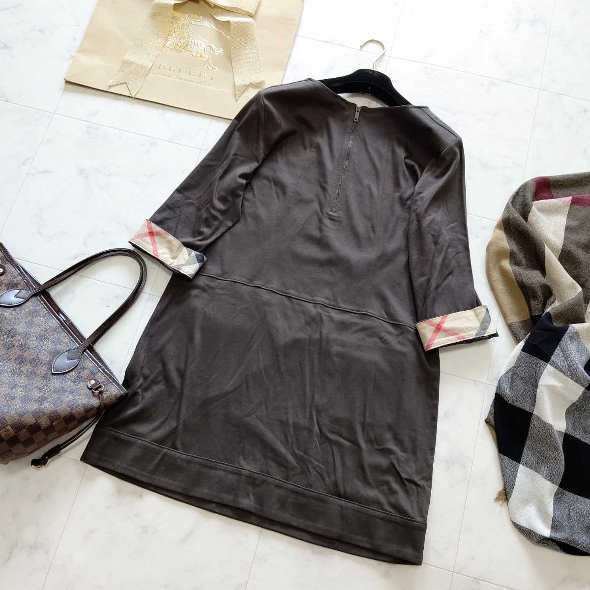 大きいサイズ 美品 BURBERRY バーバリーロンドン ワンピース