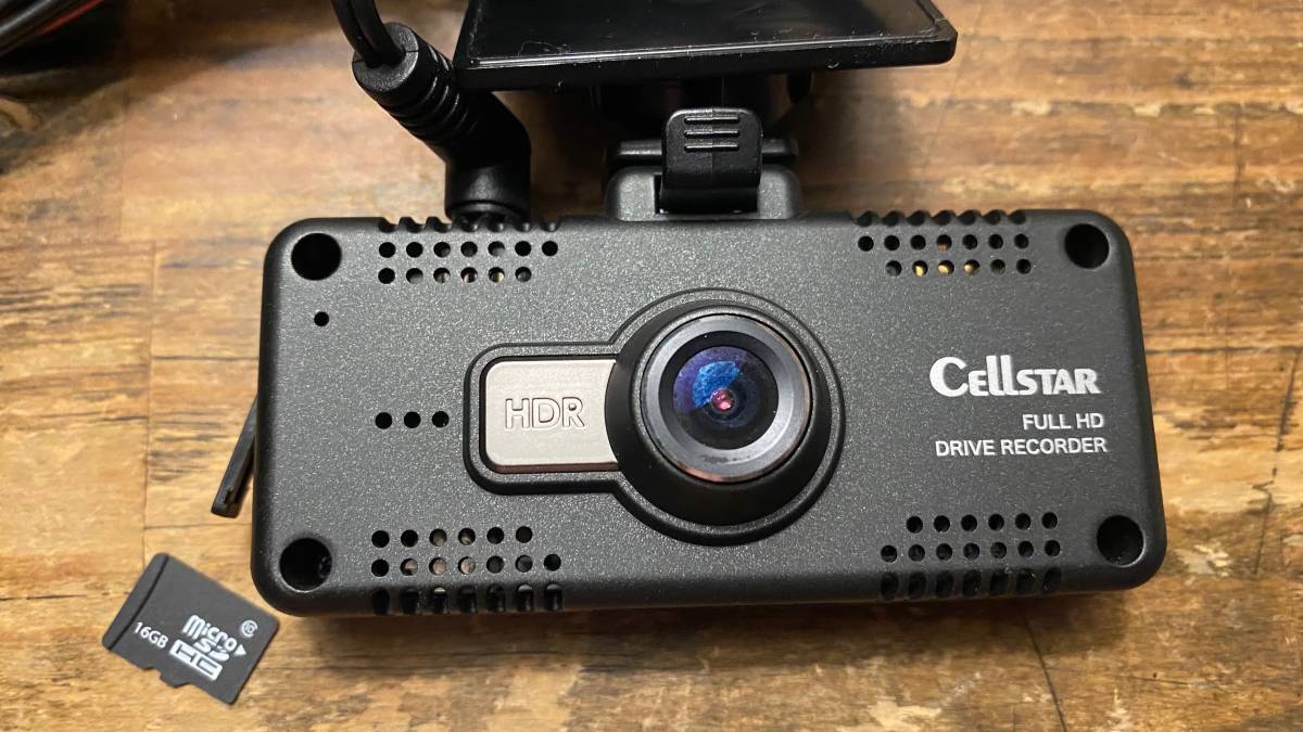 SELLSTAR セルスター HDR CSD-600FHR マイクロSDカード付き ドライブ