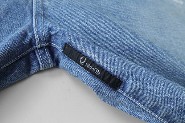 Qnine (9) by EYEFUNNY ◇ヴィンテージ加工 立体縫製 デニムパンツ