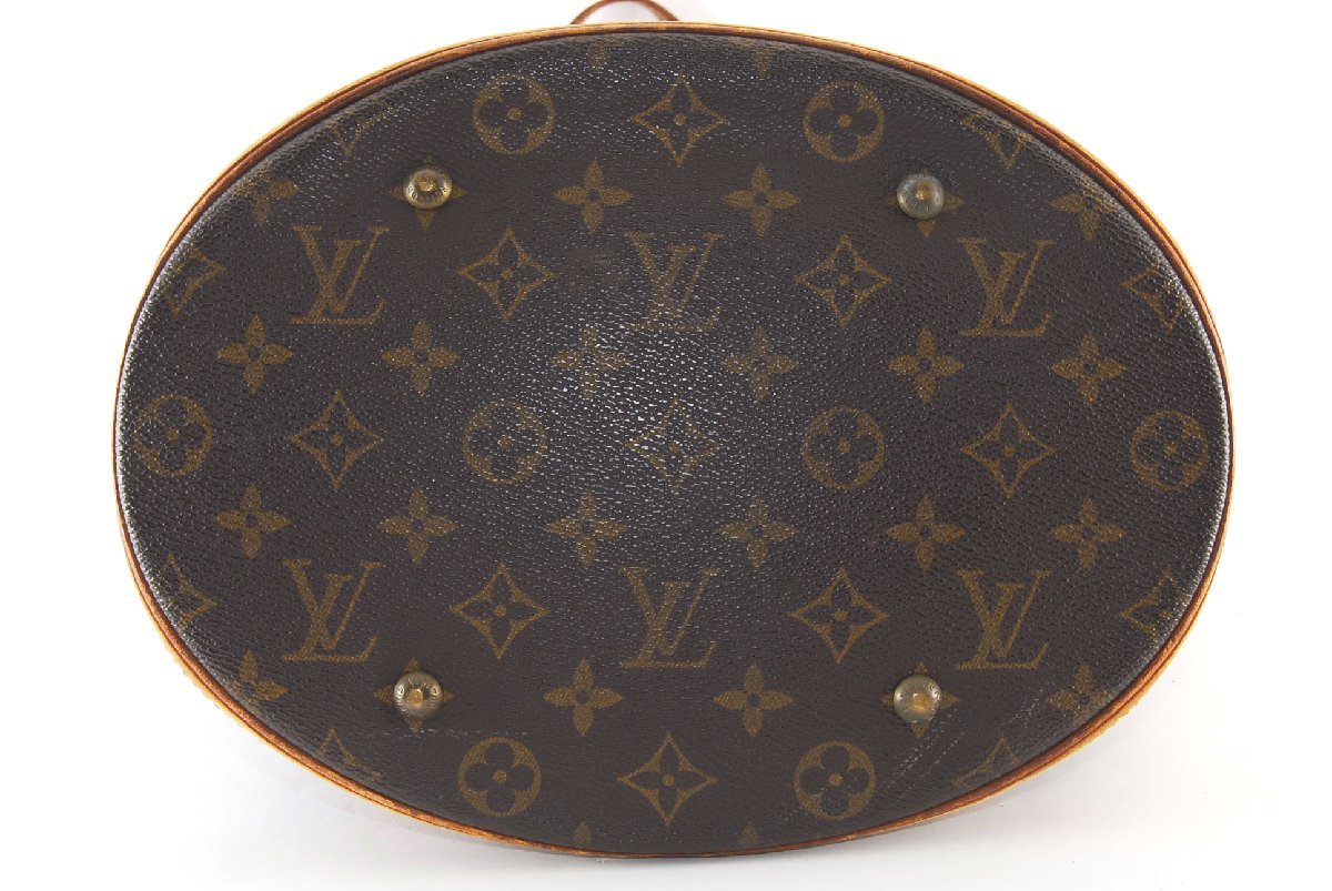 ルイヴィトン モノグラム バケット GM ポーチ付 ショルダーバッグ ...