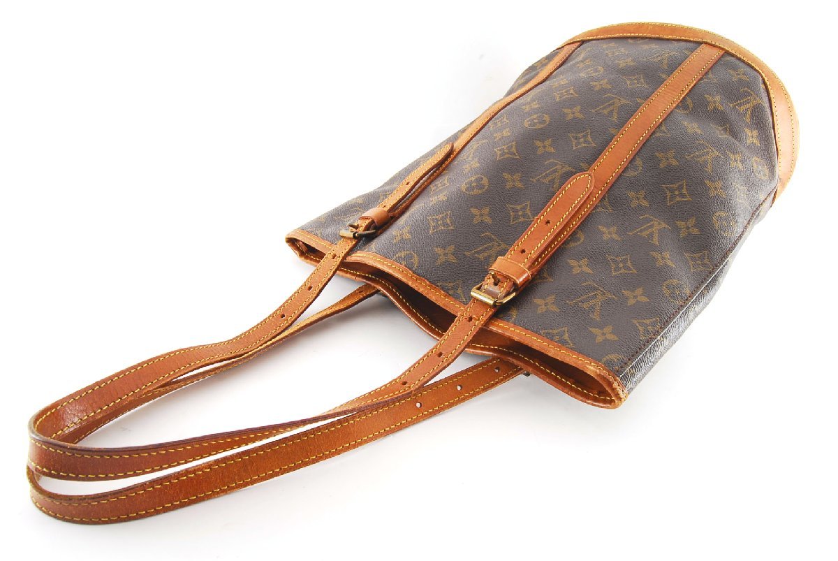 ルイヴィトン モノグラム バケット GM ポーチ付 ショルダーバッグ ...