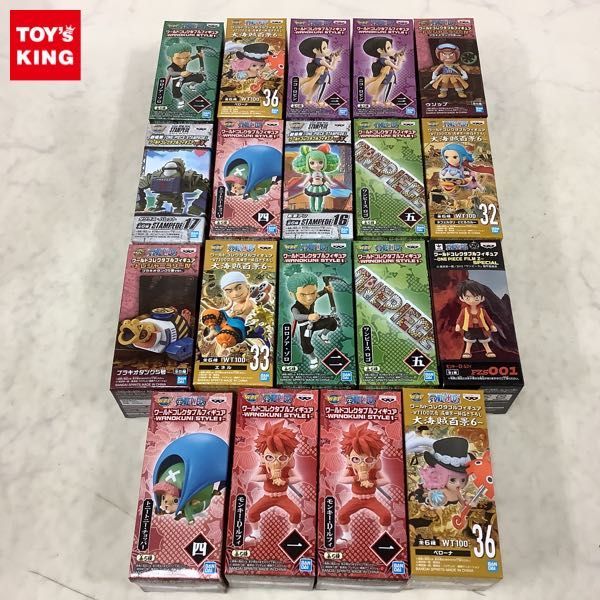 1円~ 未開封 ONE PIECE ワールドコレクタブルフィギュア 大海賊百景 WANOKUNI STYLE 他 エネル ダグラス・バレット ペローナ 等