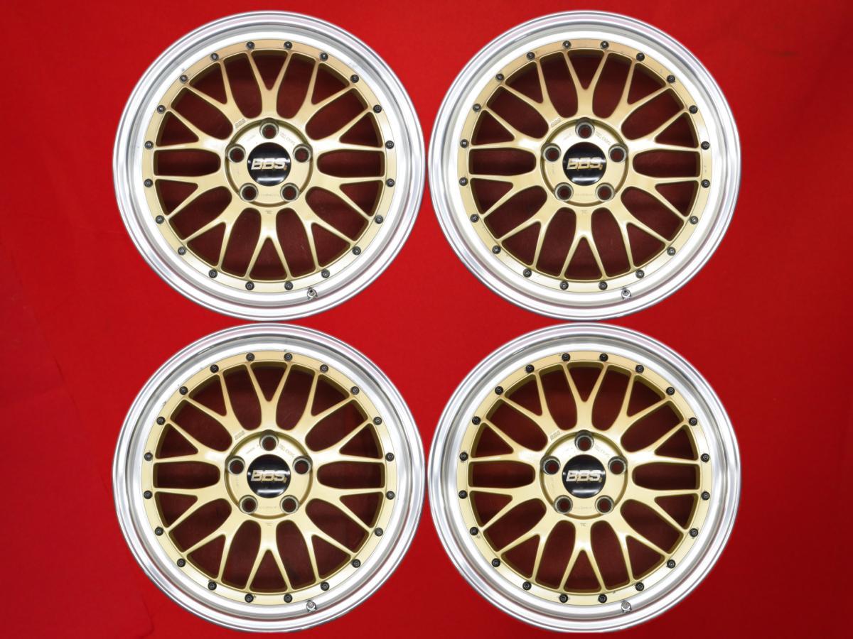 鍛造 軽量 BBS LM LMP080 ホイール 4本 8J-18 PCD114.3 5穴 +40 ハブ82