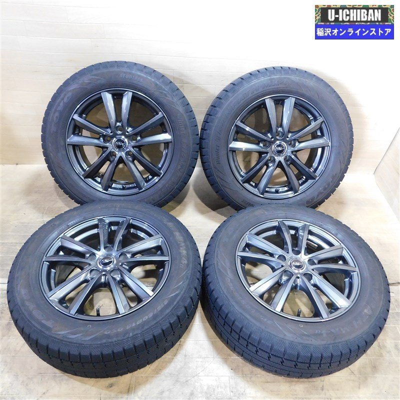  215/60R16 クラウン マークX 等 ニルヴァーナ 6.5-16+38 5H114.3 トーヨー トランパスMK4&alpha; 16インチ スタッドレス 4本セット 009(スタッドレスタイヤ)｜売買されたオークション情報、yahooの商品情報 5穴