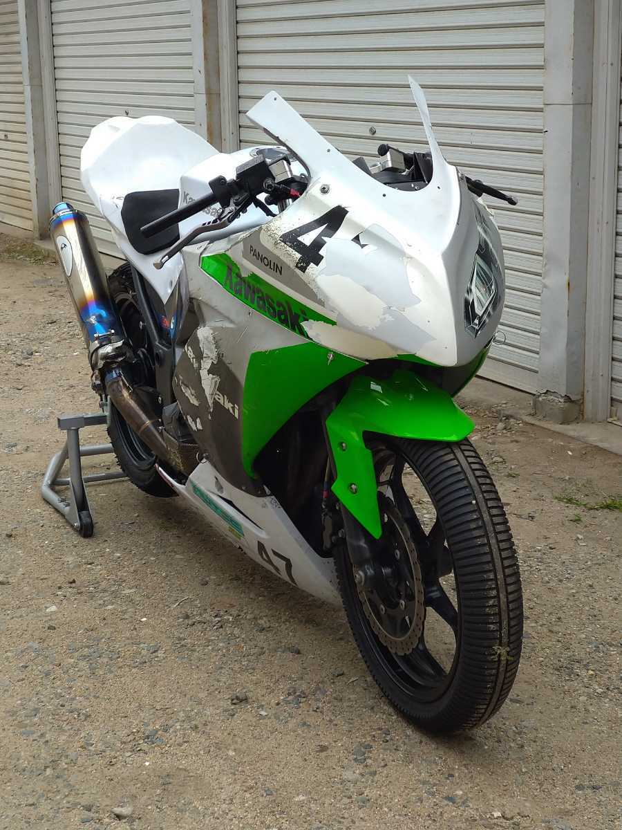 2013 Ninja250 サーキット専用車両 部品取りや修理ベースに【引取り