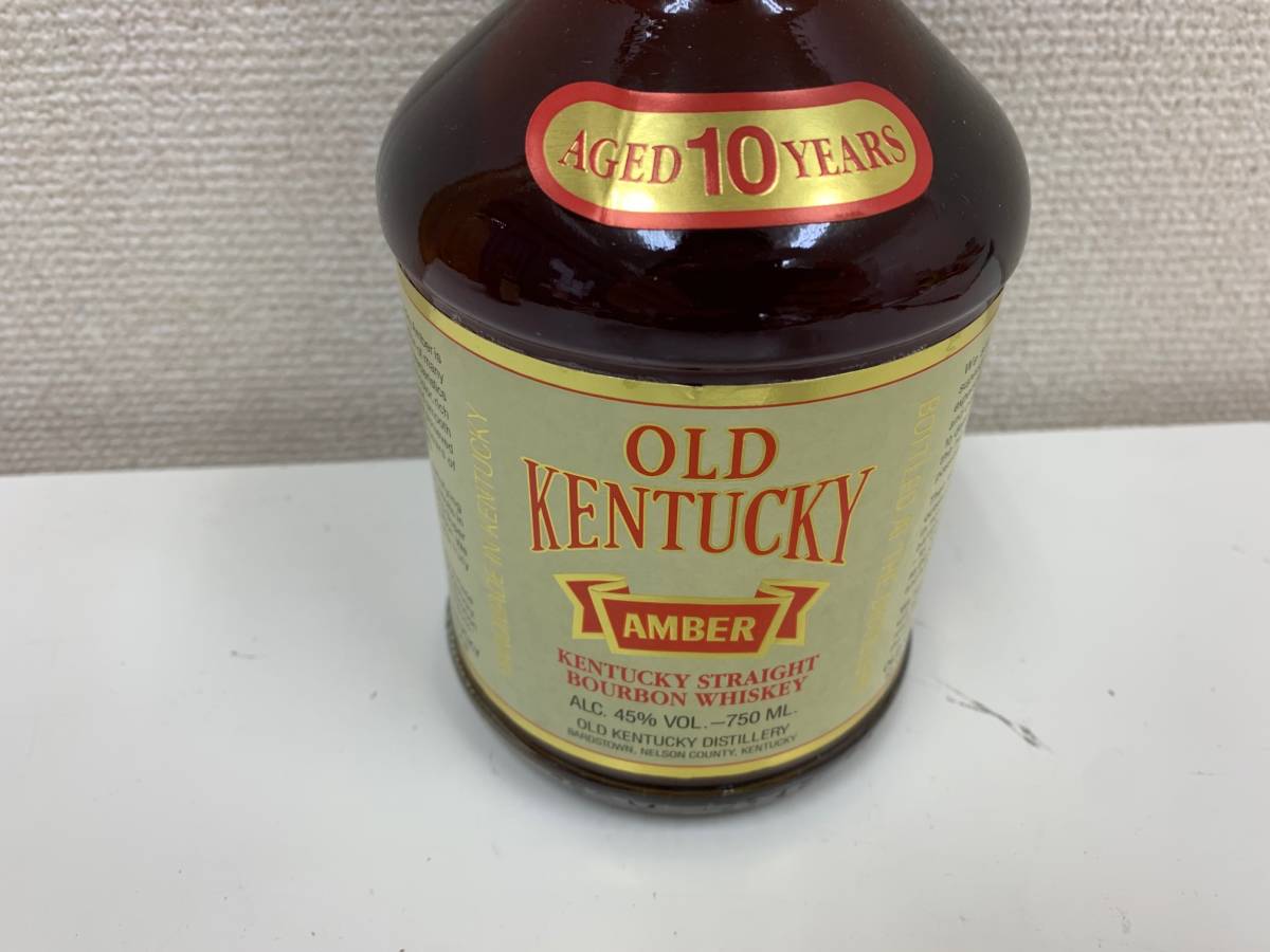 OLD KENTUCKY AMBER 10年ウイスキー 750ml 同梱不可 1円～OLD KENTUCKY