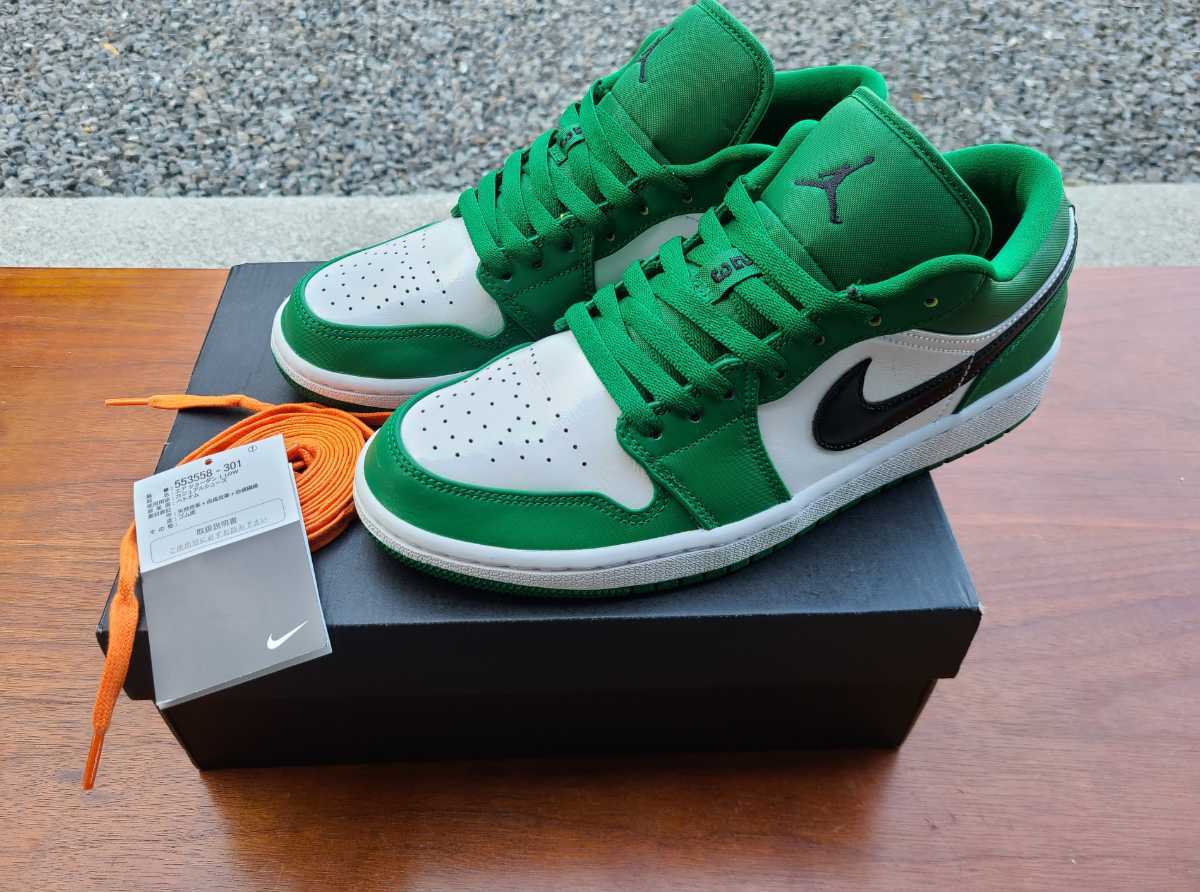 NIKE AIR JORDAN 1 LOW PINE GREEN 553558-301 ナイキ エアジョーダン 