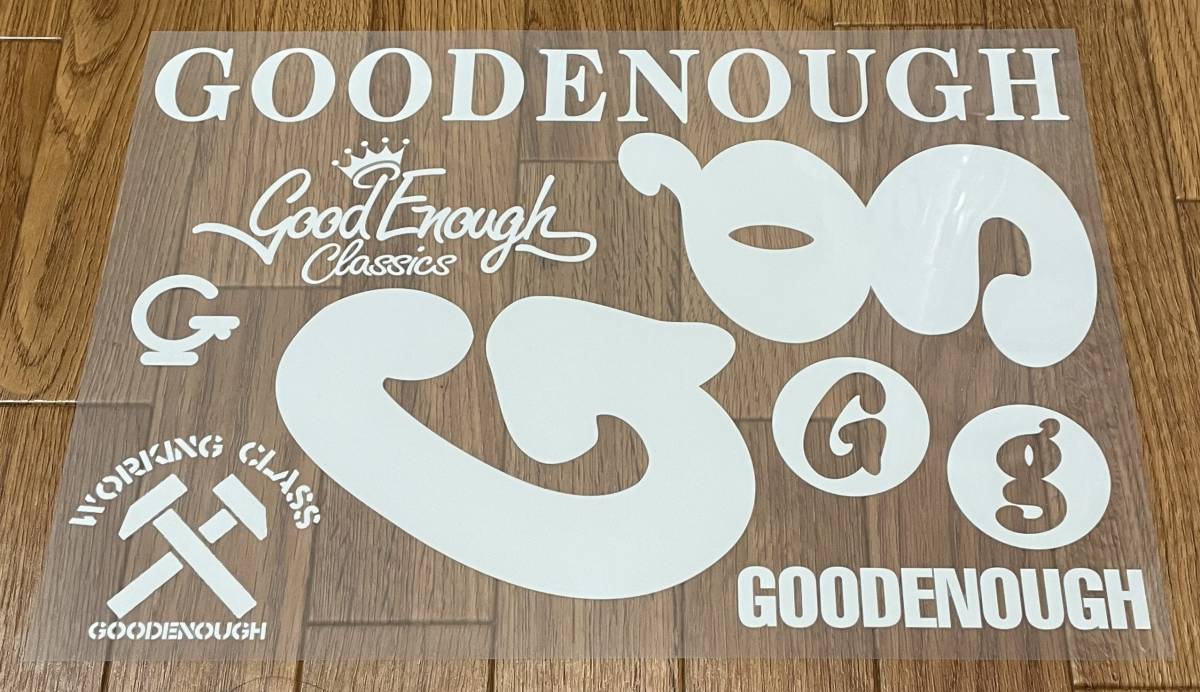 GOODENOUGH グッドイナフ アイロンプリント シート(グッドイナフ 