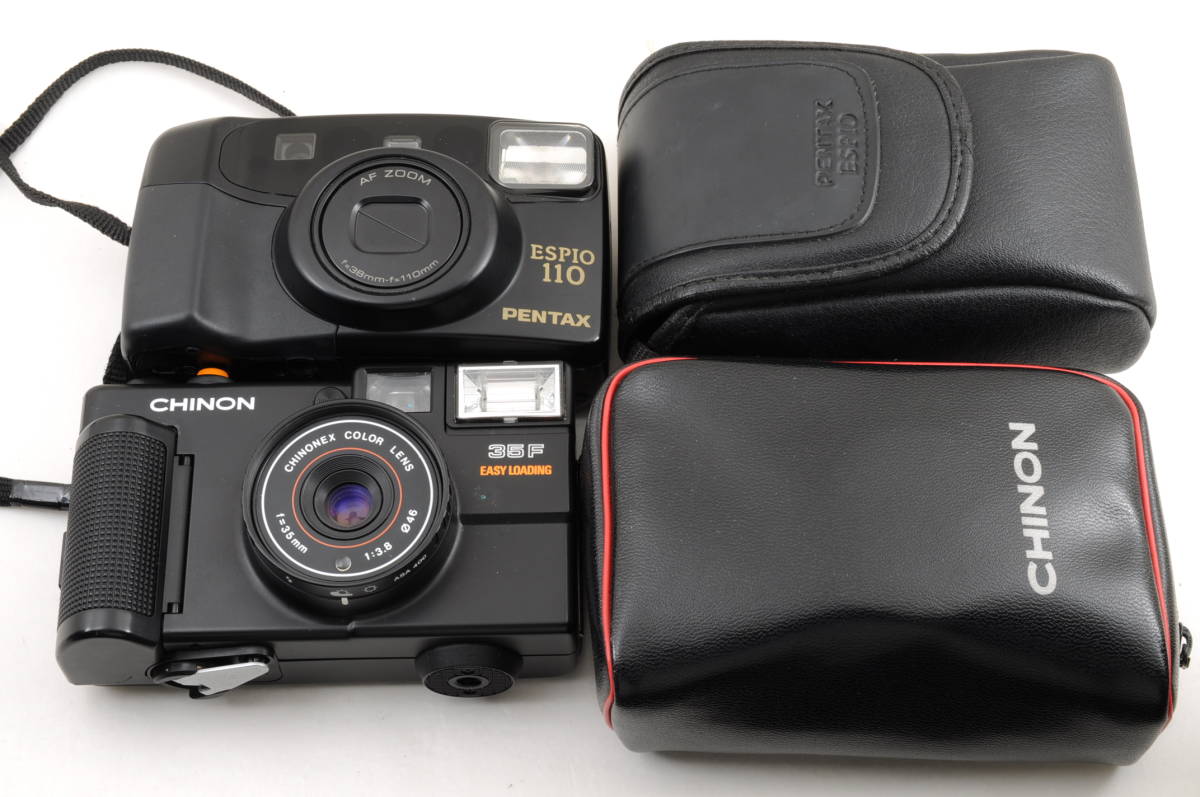 [クロ38]コンパクトカメラ大量まとめセット PENTAX CHINON KONICA YASHICA CANON ESPIOなど