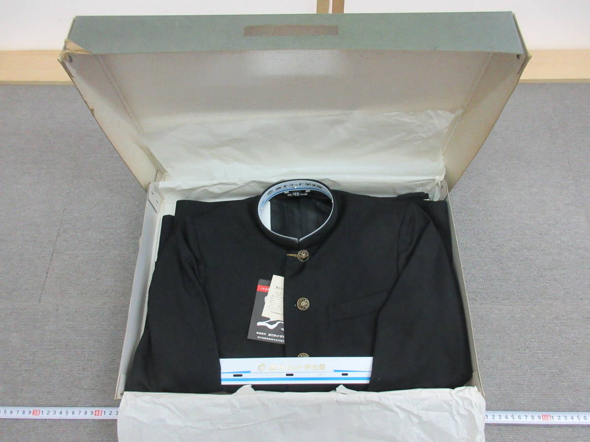 M 5 16 1 衣料品店在庫品 富士ヨット 男子学生服 上下セット 学ラン160 10号 サイズ ズボンw73cm 長期保管品 制服 通学服 学生服 売買されたオークション情報 Yahooの商品情報をアーカイブ公開 オークファン Aucfan Com