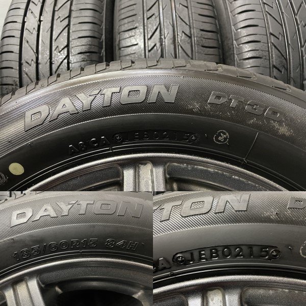 DAYTON DT30 185/60R15】夏タイヤ【MANARAY 15インチ 6J4HPCD100+45