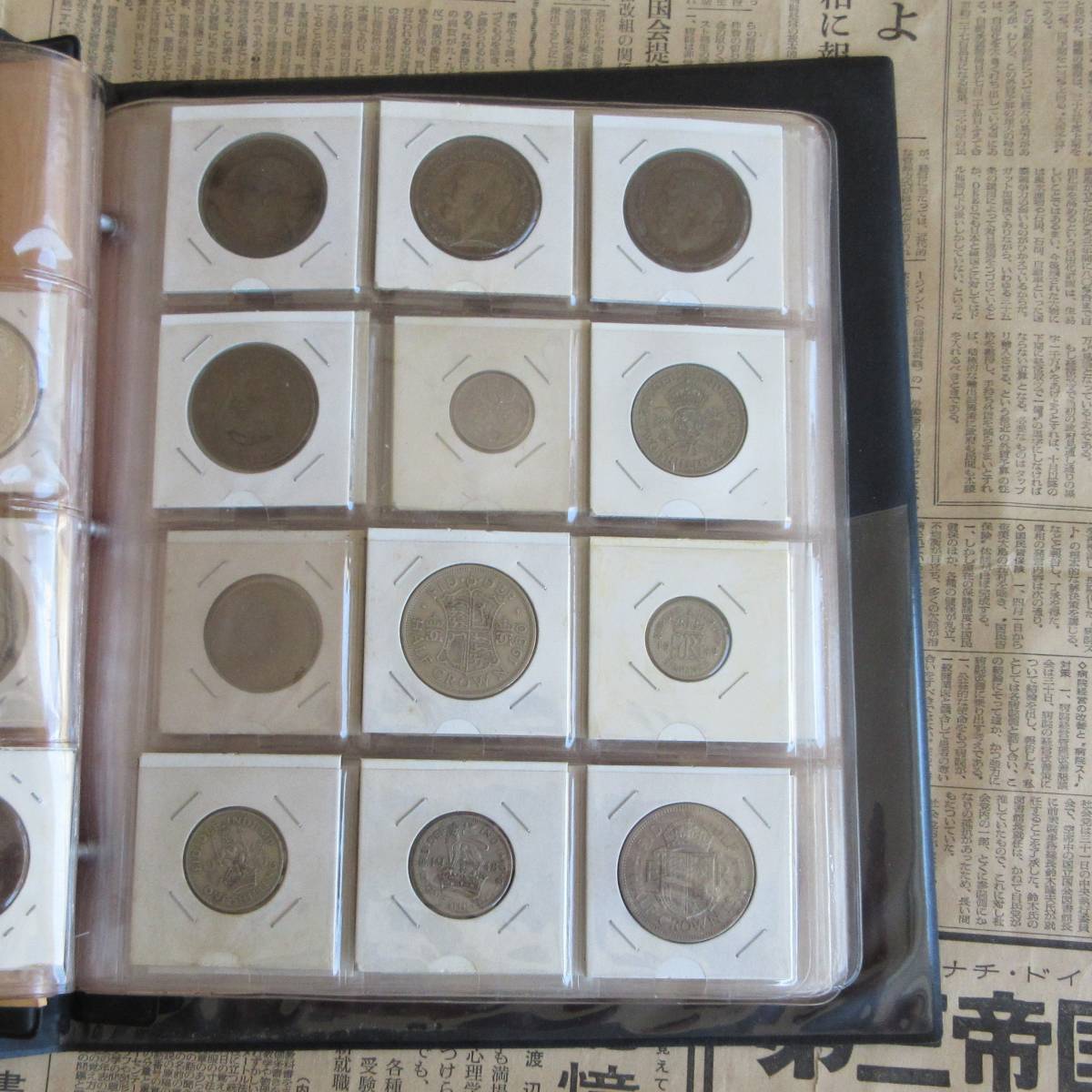 コインアルバム5冊分 重量8.0kg 外国コインまとめ 骨董 古銭 海外