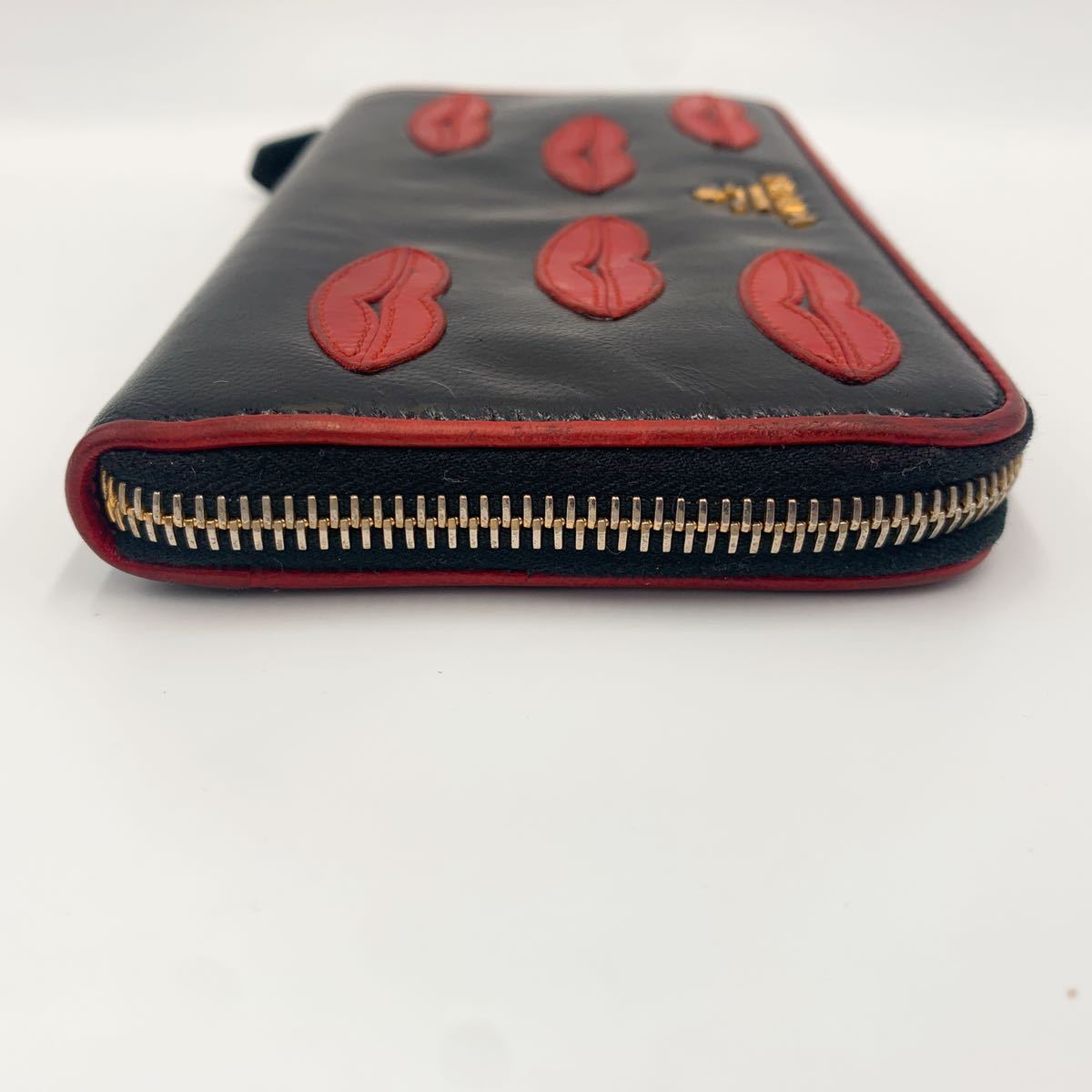 1円《極美品》PRADA プラダ 長財布 ラウンドファスナー ラウンドジップ