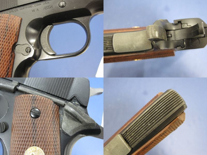 WA GOVERNMENT コルト .45 ARMS WESTERN COLT コルトガバメント WA・ガンブルー仕様ウエスタンアームズ ガバメント ガスガン 0 シリーズ80 マグナブローバック ウエスタンアームズ (中古ランク