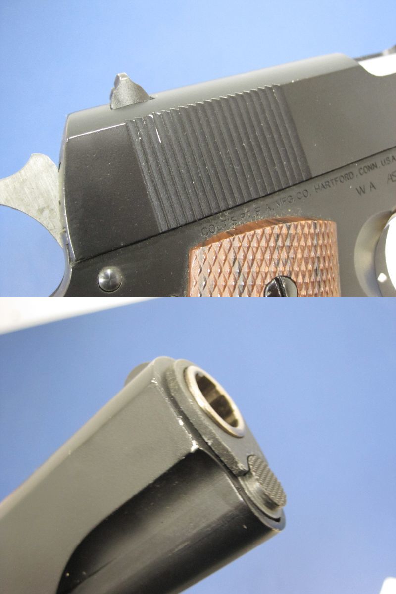 WA GOVERNMENT コルト .45 ARMS WESTERN COLT コルトガバメント WA・ガンブルー仕様ウエスタンアームズ ガバメント ガスガン 0 シリーズ80 マグナブローバック ウエスタンアームズ (中古ランク