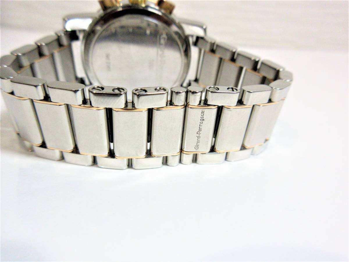 売切 ジラールペルゴ K18コンビ GP7001 クロノ Ref.7700 (14 クロノ