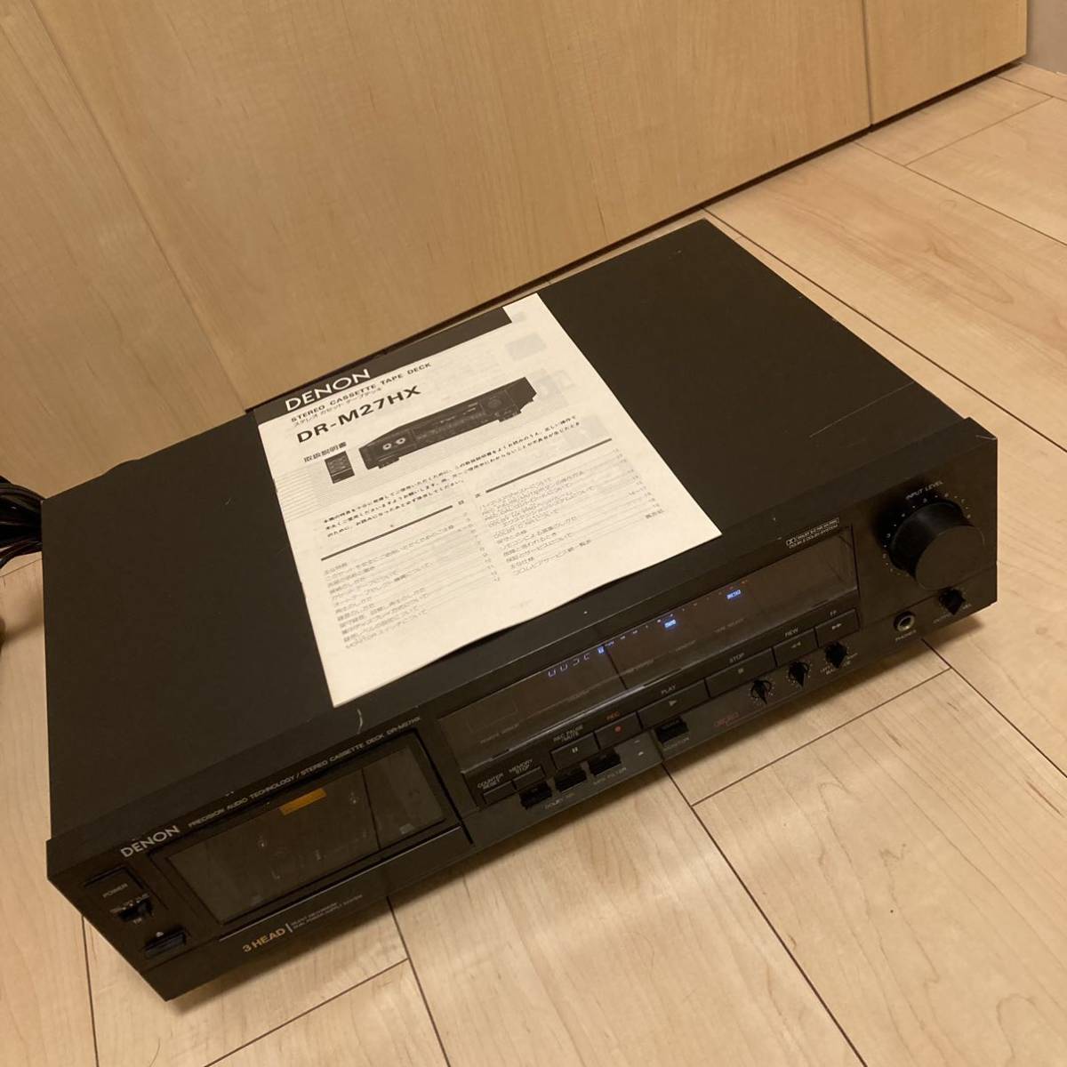 DENON デノン DR-M27HX ステレオカセットデッキ ジャンク品 DENON