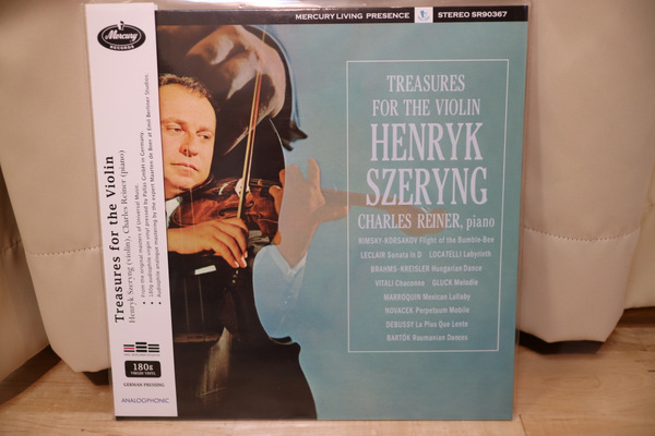 数量限定，セール 独ANALOGPHONIC MERCURY ヘンリク シェリング Treasures for the Violin 180g 重量盤(器楽)｜売買されたオークション情報、yahooの商品情報をアーカイブ公開 - オークファン 器楽
