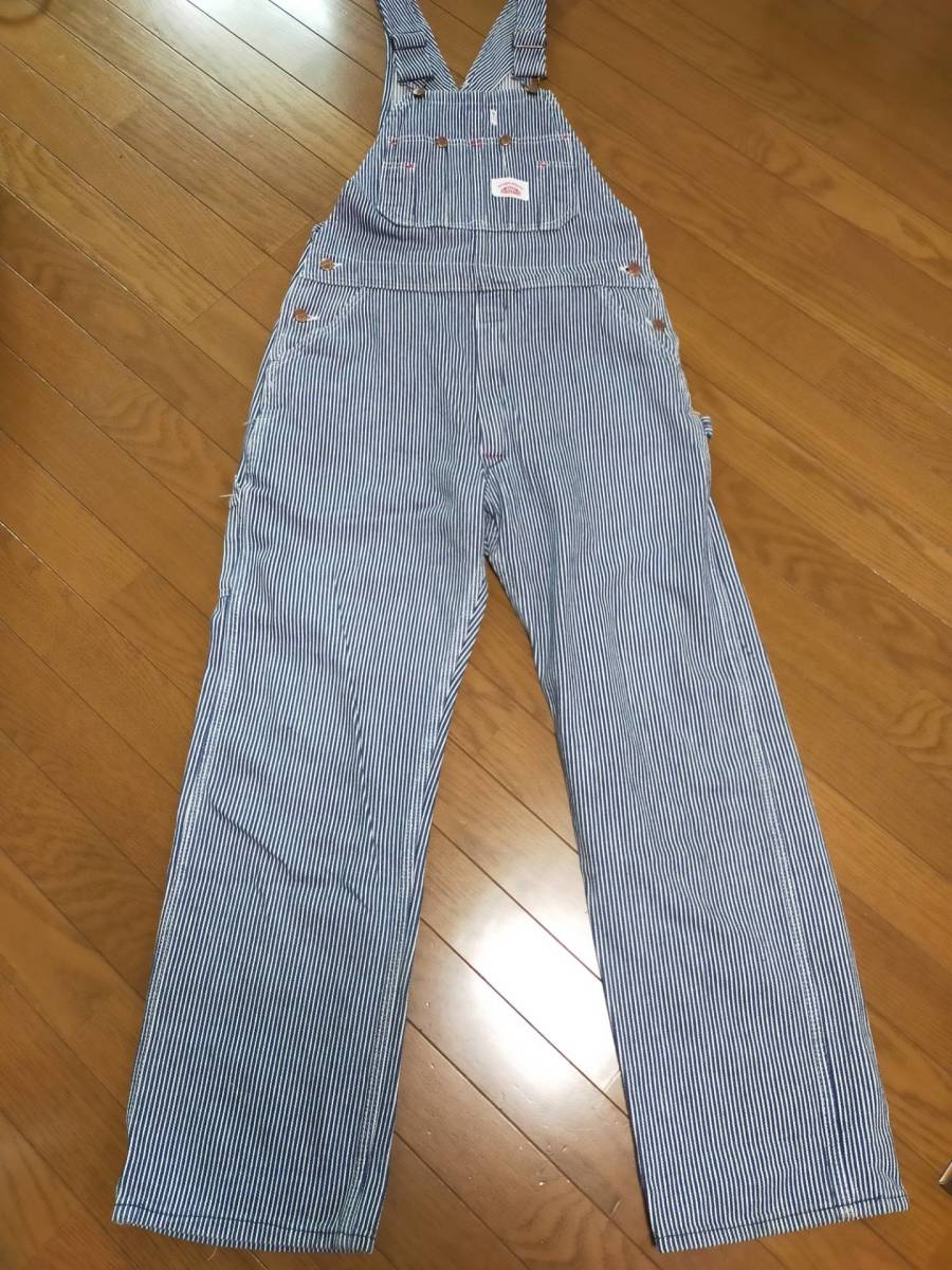 ROUND HOUSE MADE IN USA ヒッコリーストライプ　ツナギ　美品　破れなし　古着　ビンテージ　佐田ビルダーズ　旧車