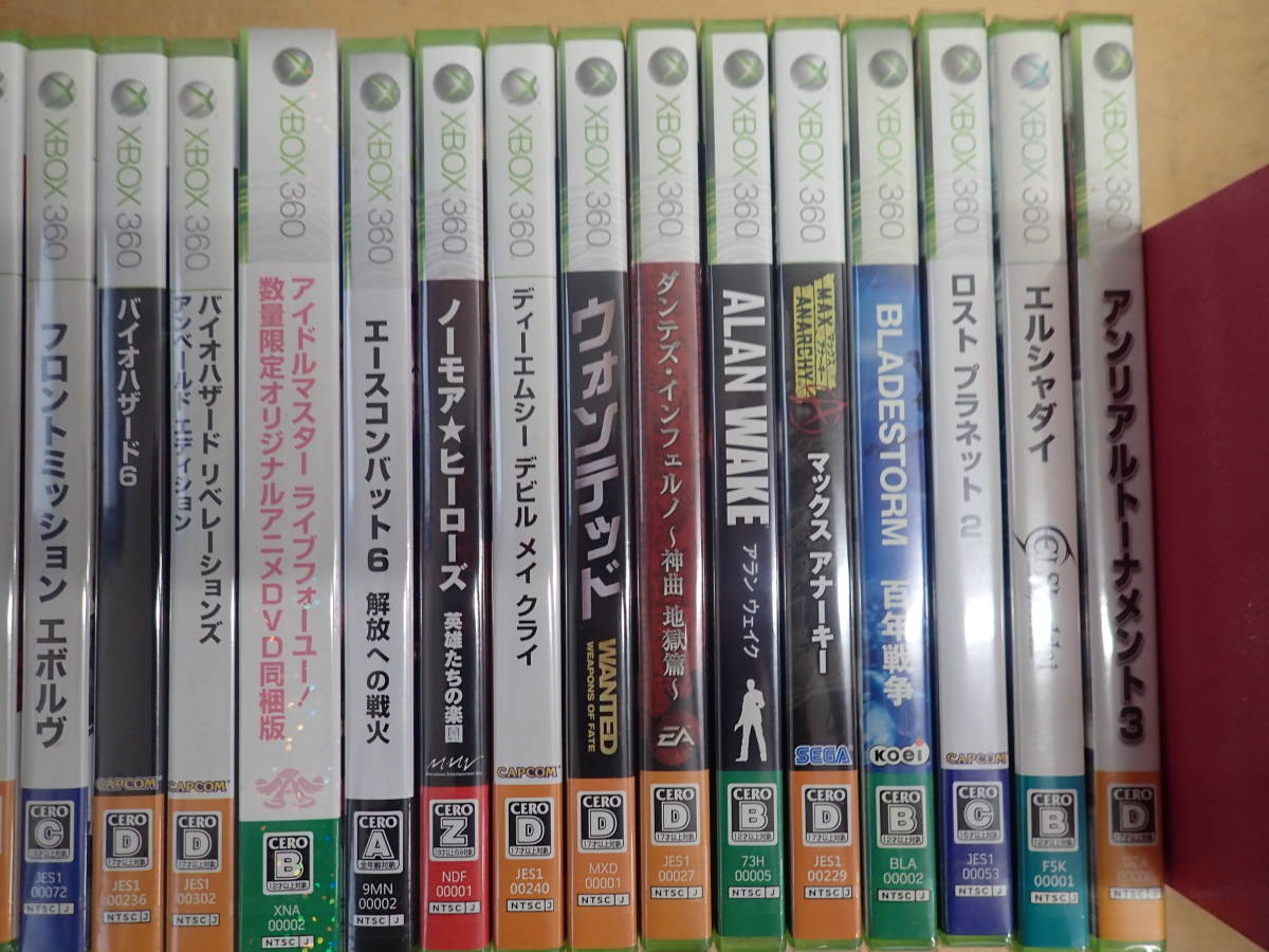 M⑧C 未開封☆Xbox360ソフト まとめて30本セット 鉄拳6/バイオハザード