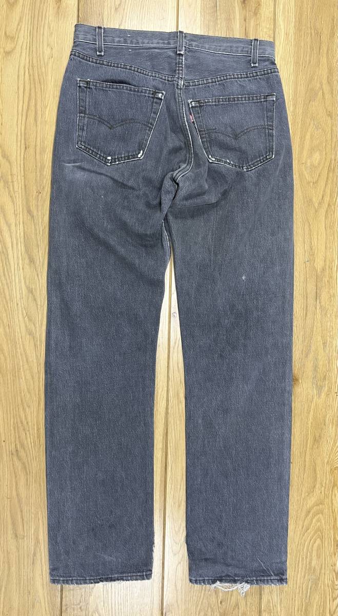 0 USA製 リーバイス L34 後染めブラック w33の通販 LEVIS 501ブラック 