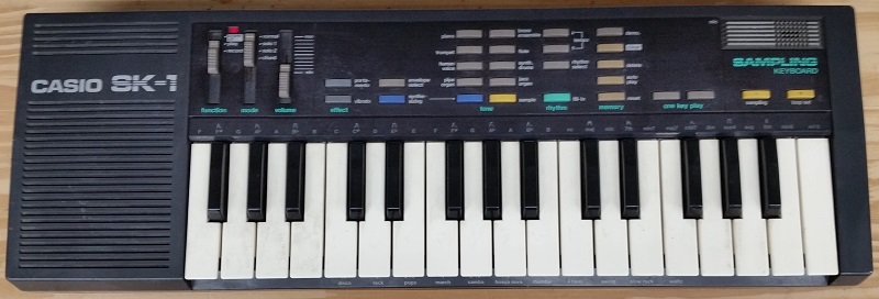中古 CASIO SK-1 サンプリングキーボード SK-1 CASIO サンプリング