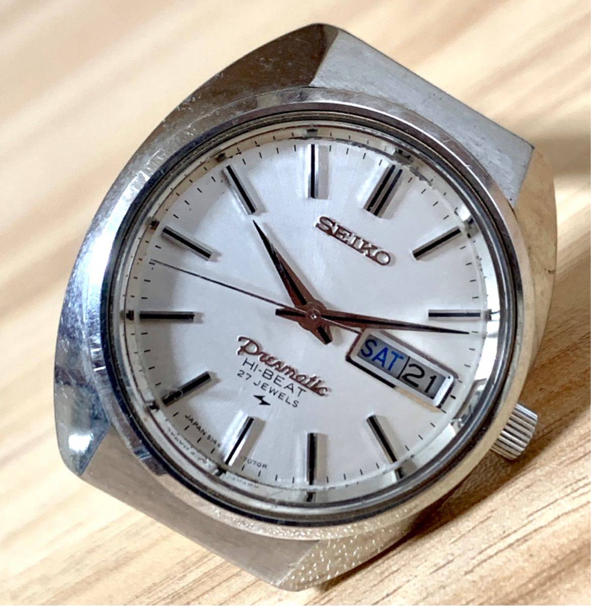1円〜H 流通少 SEIKO セイコー プレスマチック ハイビート 5146-7040 