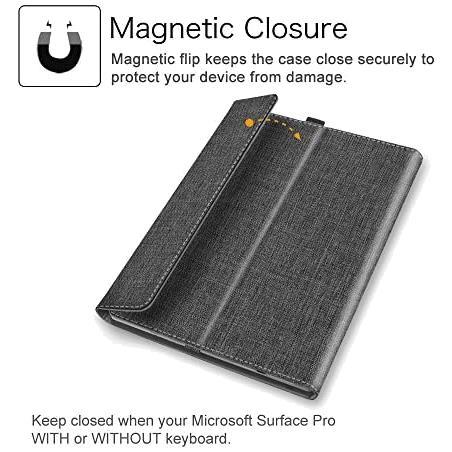 デニムチャコール Fintie for Microsoft Surface Pro 7 Plus 2021 / Surface Pro 7 / Surface Pro 6 / Surface Pro 5 2017 /_8
