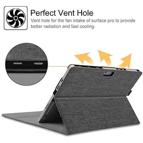 デニムチャコール Fintie for Microsoft Surface Pro 7 Plus 2021 / Surface Pro 7 / Surface Pro 6 / Surface Pro 5 2017 /_9