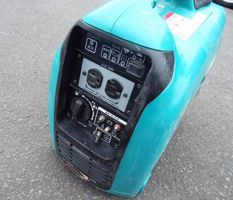 しお 発電機】Shindaiwa やまびこ インバーター発電機 iEG1400M-R ◇動画