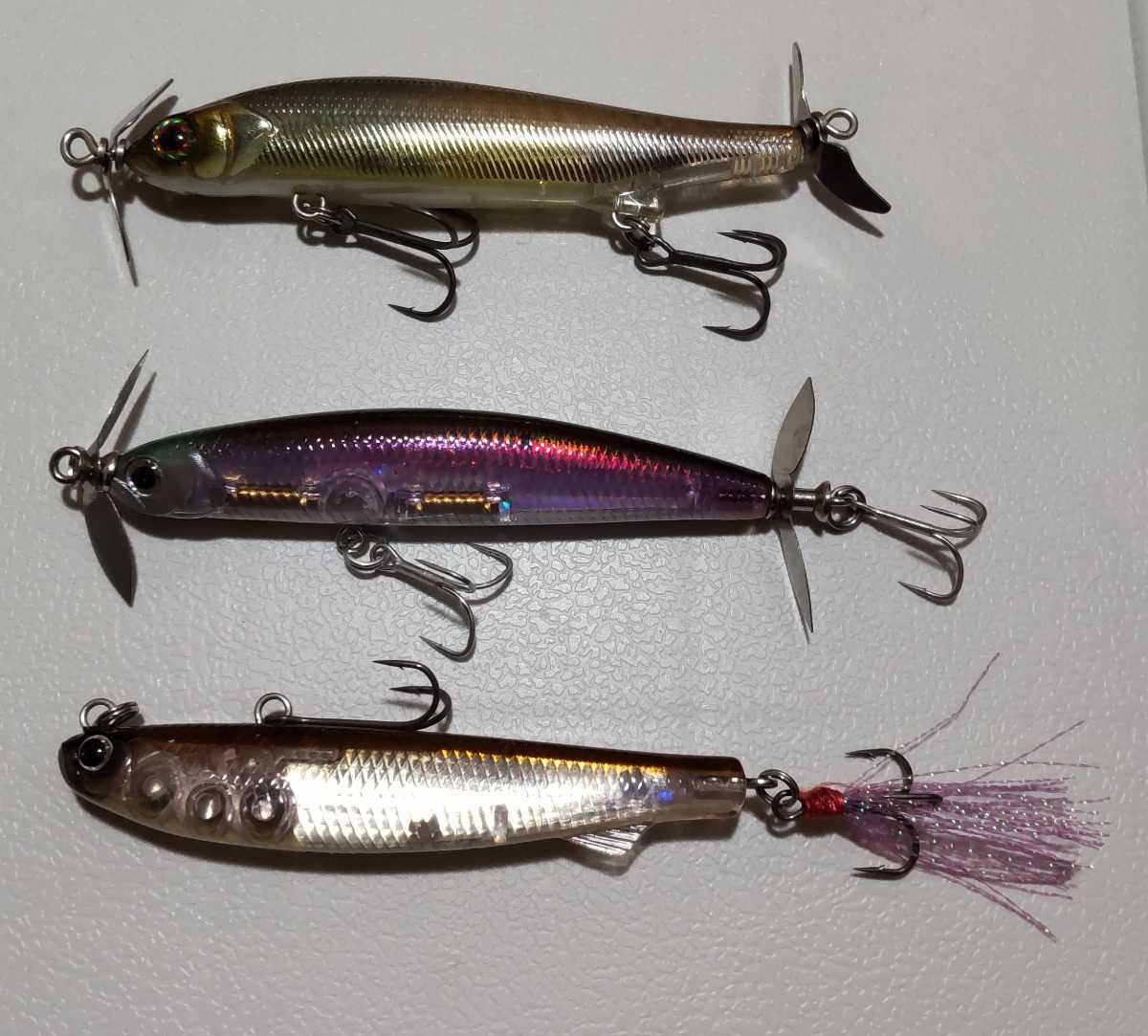 ジャッカル Jackall アイプロップ I Prop Iprop マルハタ カスタム ティムコ Tiemco ステルス ペッパー Stealth Pepper グリマー Glimmer セット 売買されたオークション情報 Yahooの商品情報をアーカイブ公開 オークファン Aucfan Com