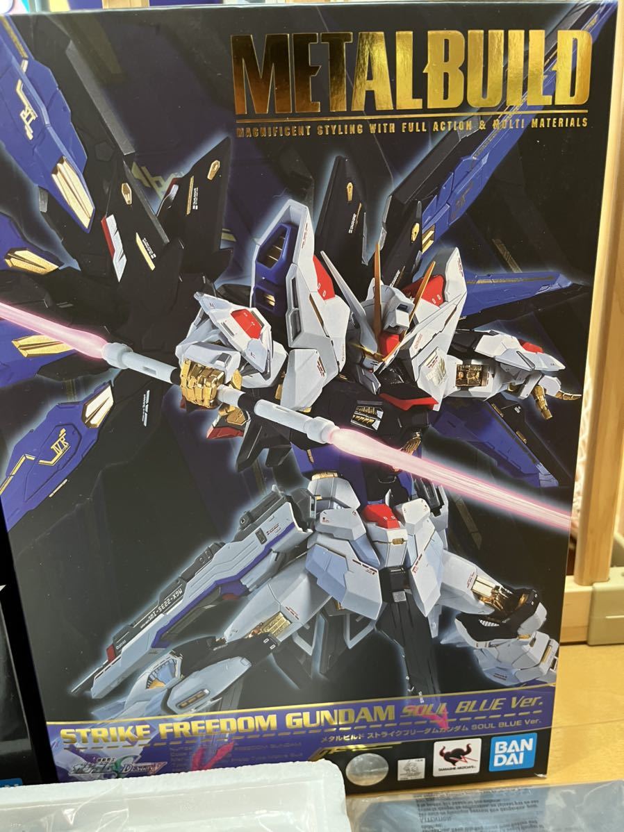 訳あり　LBUILD ストライクフリーダムガンダム　SOULBLUE ストライクフリーダムガンダム METAL BUILD SOUL BLUE Ver | メタル