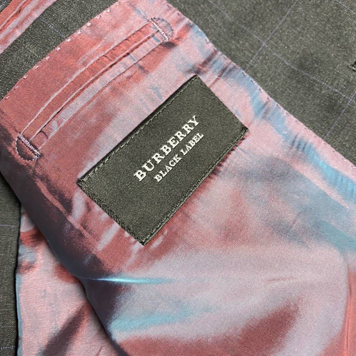 極美品 バーバリーブラックレーベル 【裏地で魅せる】BURBERRY BLACK