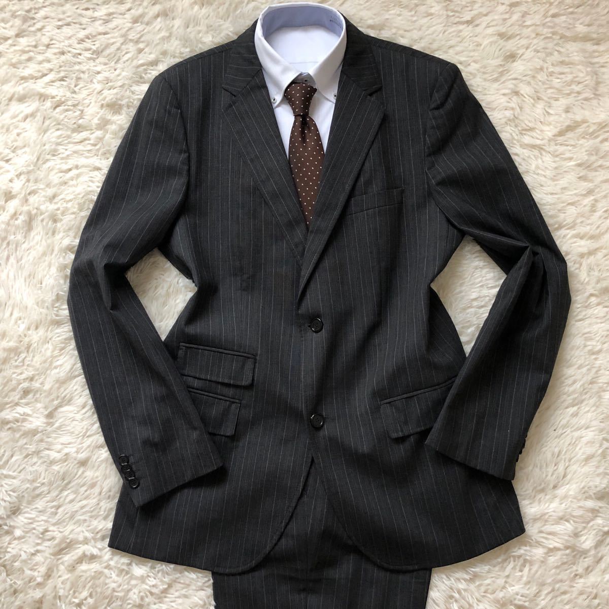 至極の高級紳士服☆HUGO BOSS ヒューゴボス 赤タグ 2Bシングルスーツ