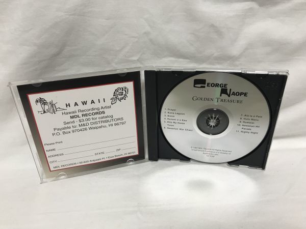 George Naope / Golden Treasure CD ジョージ・ナオペ ハワイアン フラ